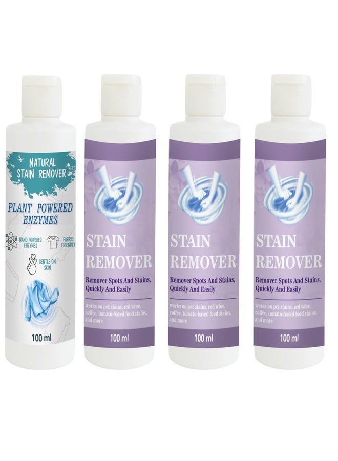 TOOVUS Stain Remover Combo Pack of Shirt, Purple (Pack of 2) and Purple Stain Remover | Multi-Surface Cleaning Solution for Clothes, Fabrics, Upholstery (100 g Each) - Image 1